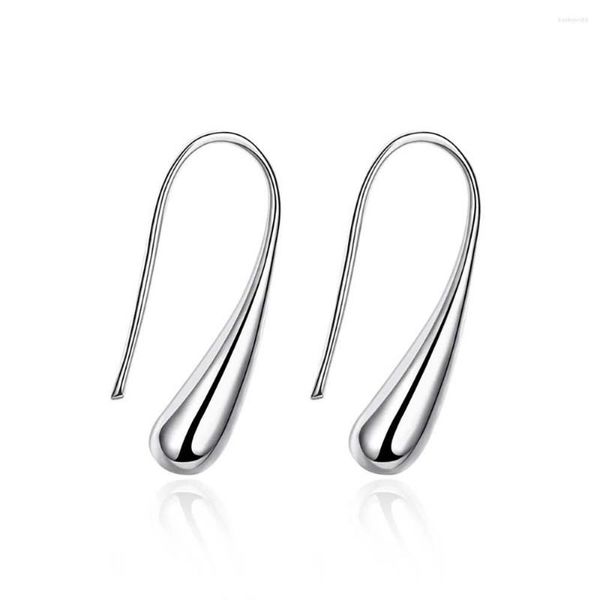 Baumeln Ohrringe Echt 925 Sterling Silber Teardrop/Wassertropfen/Regentropfen Koreanisch Für Frauen 2022 Hochzeit Party Edlen Schmuck geschenk