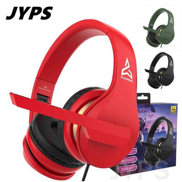 PS4 Oyun Seti için Kulaklıklar Mikrofonlu 3,5mm Jack Telefon PC Stereo Oyun Kaskı Xbox PlayStation 5 Çocuk Hediyesi T220916