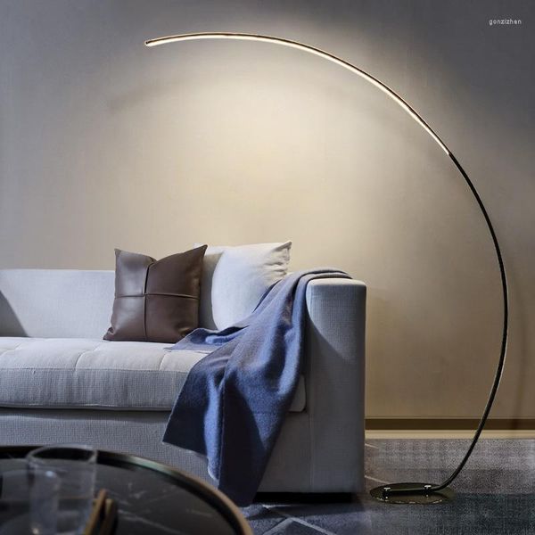 Lampadario in cristallo moderno a LED da pavimento a luce nordica dimmerabile RGB con telecomando, lampade da terra per sala studio, arredamento della camera da letto, apparecchio di illuminazione artistico