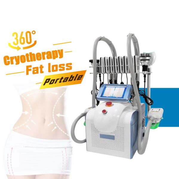 Kriyolipoliz yağ kaybı zayıflama makinesi soğuk soğutma teknolojisi kriyoterapi ultrason vakumu 40K kavitasyon RF liposuction lipo lazer makineleri