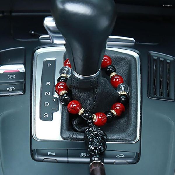 Decorazioni interne Ornamenti per auto Perline di Buddha con truppe coraggiose Specchietto retrovisore automatico Ciondolo appeso Bancarelle Decorazione Accessori Regali