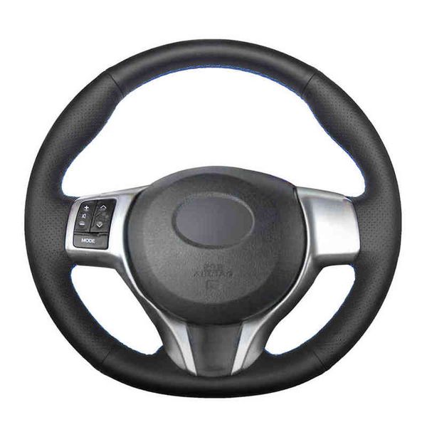 Volta de couro artificial preto de carga de carga de mão para Toyota Yaris verso S Vitz Ractis 20102016 Subaru Trezia J220808