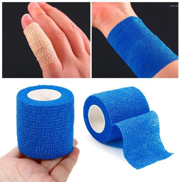 Gadgets ao ar livre 4,5m colorido esporte auto adesivo fita de bandagem elástica para suportar as almofadas de joelho ombro de palmeira de tornozelo
