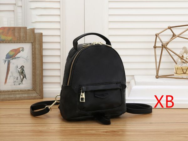 Bolsas de designer de marca Top Women Women Palm Springs Mini Backpack Backpacks Menina Men. Imprimindo bolsa de ombro de couro PU 7347a