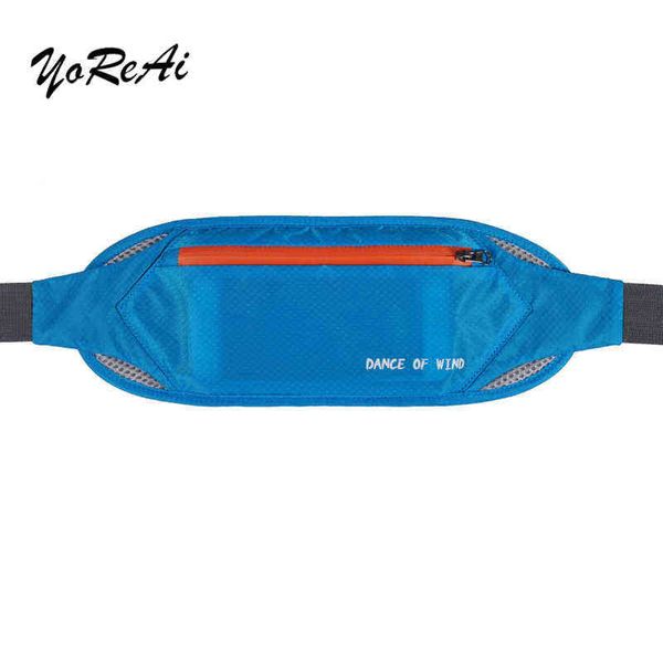 Yorai Homens Mulheres correndo sacos de ciclismo de bolsa de quadril Pacote de ciclismo Belt Belt Bolsa Bolsa de viagens ao ar livre Pacotes de ginástica de ginástica J220705