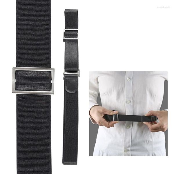 Cintos 1 PC Men Mulheres Mulheres Camisa permanece Anti-Wrinkle Strap Unissex Business Robra-traves traves traves citam cinto