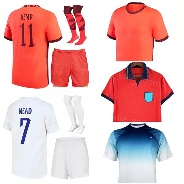 Maglia da calcio per bambini da uomo della squadra nazionale 2022 Qatar 20 Harry Kane 18 Phil Foden 19 Mason Mount 7 Raheem Sterling 4 Declan Rice Maglia da calcio Marcus Rashford Kit YingGuo