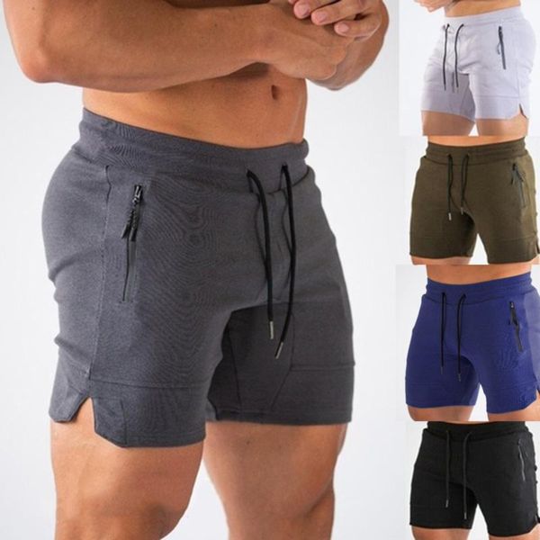 Pantaloncini da corsa Uomo Sport Run Pantaloni da jogging Pantaloni sportivi da bodybuilding Allenamento Fitness Palestra Calcio Basket Pantaloni corti