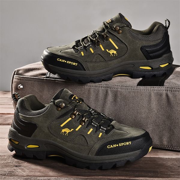 Scarpe antinfortunistiche Uomo di alta qualità Escursionismo Inverno Outdoor Antiscivolo Trail Uomo Sneakers Trekking Stivali da montagna Impermeabili Arrampicata Sport 220921