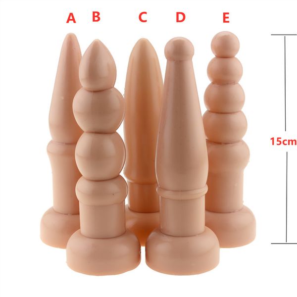 Itens de beleza de 6 polegadas pequenos plug de buj￣o anal dilatador com ot￡rio brinquedos sexy para mulheres homens g spot bolas ￢nus dilatador