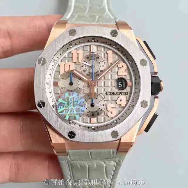 Offshore International Series 26210 Oi Lebron James assinado edição limitada 3126 relógio masculino com cronometragem automática 44 mm