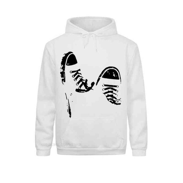 Felpe con cappuccio Felpe con cappuccio Hip Hop Scarpe da skate Maglietta grafica Autunno Harajuku Felpe con cappuccio unisex Streetwear Giacca Hiphop Abbigliamento maschile