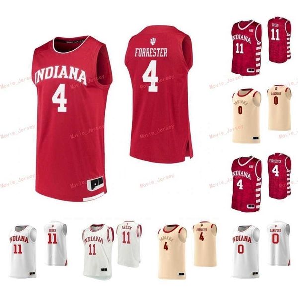 Nik1 costume 25 Race Thompson 3 Justin Smith 4 Jake Forrester Trayce Jackson-Davis Indiana Hoosiers Homens Mulheres Junta Jovem Jersey