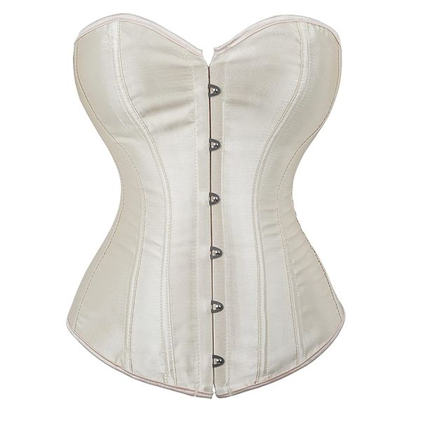 Bel karın şekillendirici korseler kadınlar için bustiers aşırı korse üst kapak seksi gelin victoria kostümü artı corsetto korsett beyaz 220921