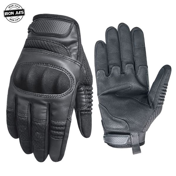 Guanti Five Fingers IRON JIAS Guanti da moto da uomo Touch Screen Protezione per le nocche Moto Equitazione Indossabile Guanto da motocross traspirante per donna 220921