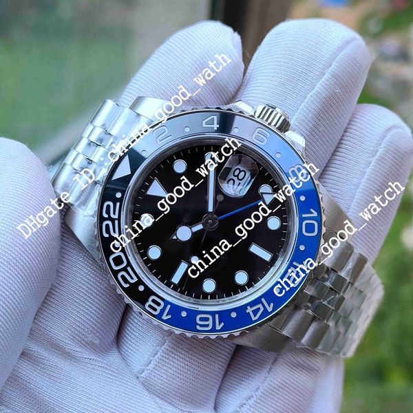 Good BP Factory Made Watches V2 версия Asian 3186 Функция движения Регулировка Hour рука 8 стиль керамическая рамка BPF 40 -мм супер светящиеся наручные часы сапфировые стекло