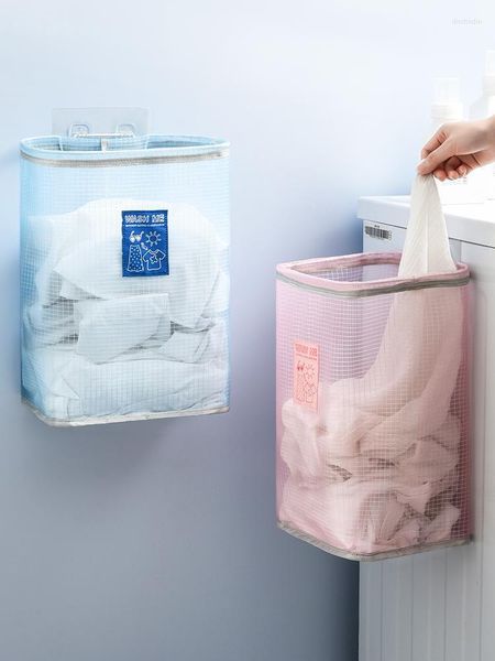 Cestas de armazenamento roupas de cesta de lavanderia dobrável