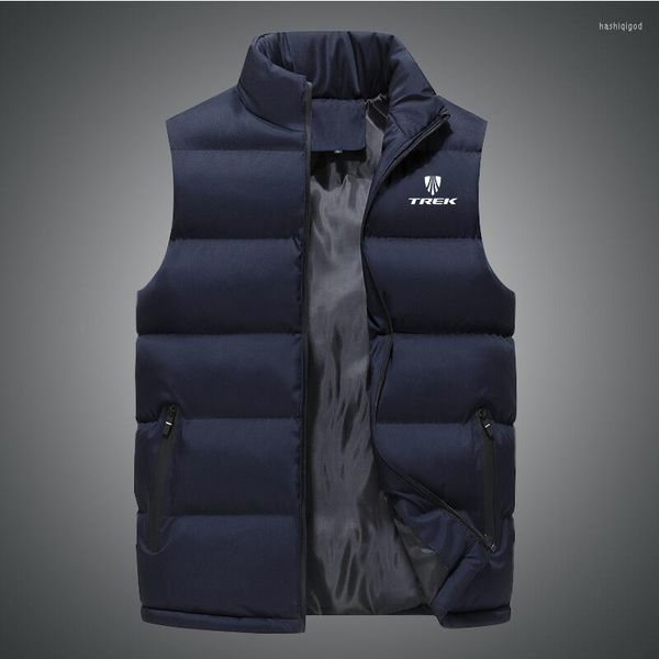 Piumino da uomo Parka da uomo Gilet invernale caldo Giacca casual senza maniche con cappuccio Taglia M-5XLUomo