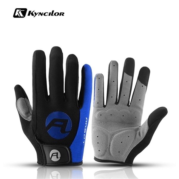 Cinco Dedos Luvas Mulheres Homens Ciclismo Luvas Full Finger Bicicleta Luvas Anti Slip Gel Pad Motocicleta MTB Road Bike Luva Luva Mitten para venda 220921