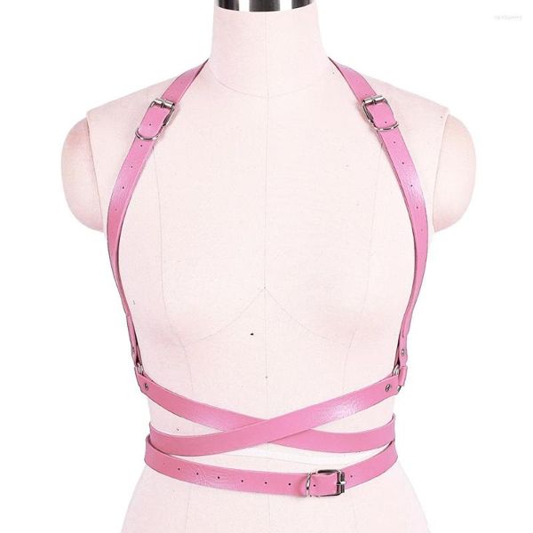 Cinture Sexy Lingerie Calze Harness Fashion Body Glutei Bondage Pelle per donne Bretelle Punk Reggicalze