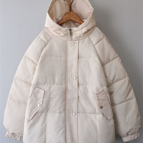 Piumino da donna Parka Syiwidii Cappotto invernale Giacca da donna Parka Spessa Autunno Nero Oversize Viola Piumino Bubble Con cappuccio Harajuku Abbigliamento sciolto 220921