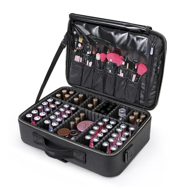 Kosmetiktaschen Fällen Qualität Professionelle Make-Up Fall Weibliche Schönheit Nagel Box Kosmetik Fall Reise Große Kapazität Lagerung Tasche Koffer Für Make-up 220921