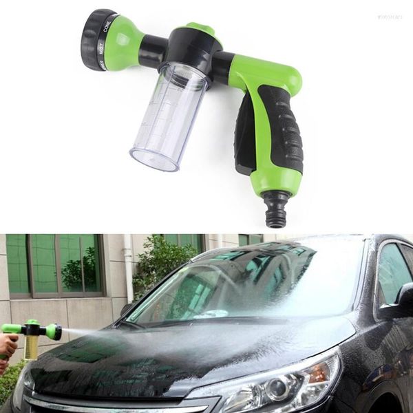 Lance de lavagem de carro Alta pressão pistola de água com limpeza de cartucho líquido rega 8 tipos de ferramenta de spray