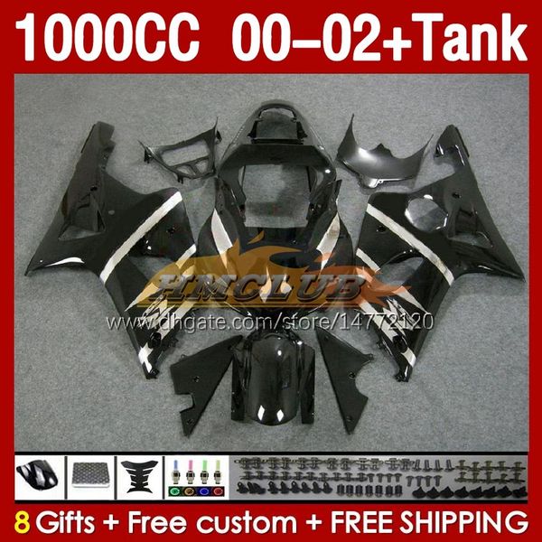 OEM Lavings Tank для Suzuki GSXR-1000 GSX R1000 GSXR 1000 CC 00-02 Body 155NO.4 1000CC GSXR1000 K2 00 01 02 GSX-R1000 2001 2002 2002 ВЫСОКА