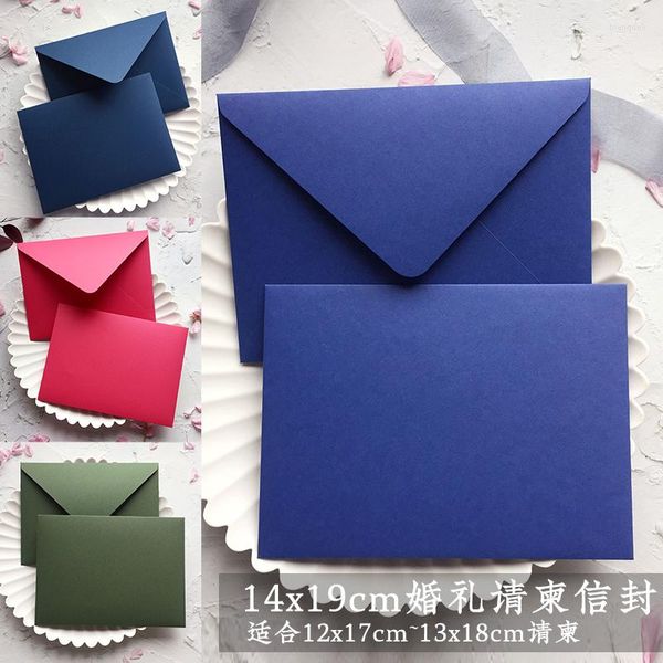 Carta da regalo 5 pz/set Busta Lettera Set Garza Giapponese Buste di Carta Per Inviti Carte di Cancelleria De Casamento