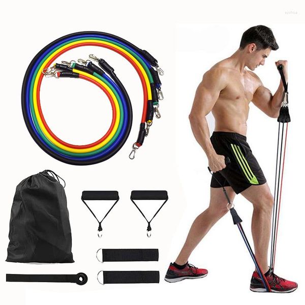 Bandas de resistência Equipamento portátil Equipamento de fitness Tubo de látex Pulpe Exercício de corda em casa Treinamento de força do muscular da academia de ioga