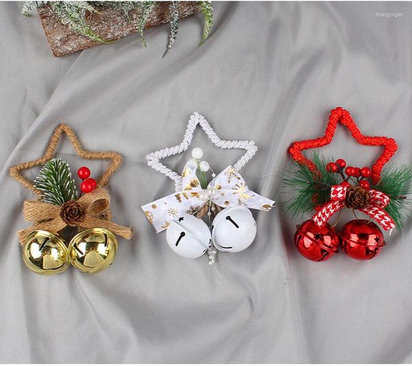 Partyzubehör Pentagrammförmige Weihnachtsglocken zur Dekoration des Baumes im festlichen Jahr 2023