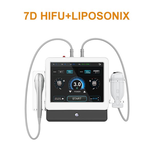 Liposonix 7D HIFU-Maschine Liposunix tragbare Schlankheitsmaschinen Liposunic Gewichtsverlust Liposonic Ultraschall-Fettabsaugung Body Shaper-Ausrüstung