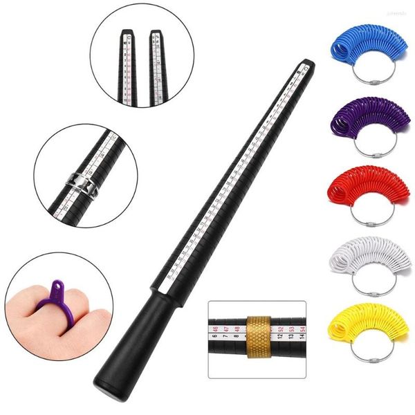 Schmuck Werkzeuge Professionelle Messung Gauge Finger Ring Stick Sizer Dorn Für DIY Mode Set