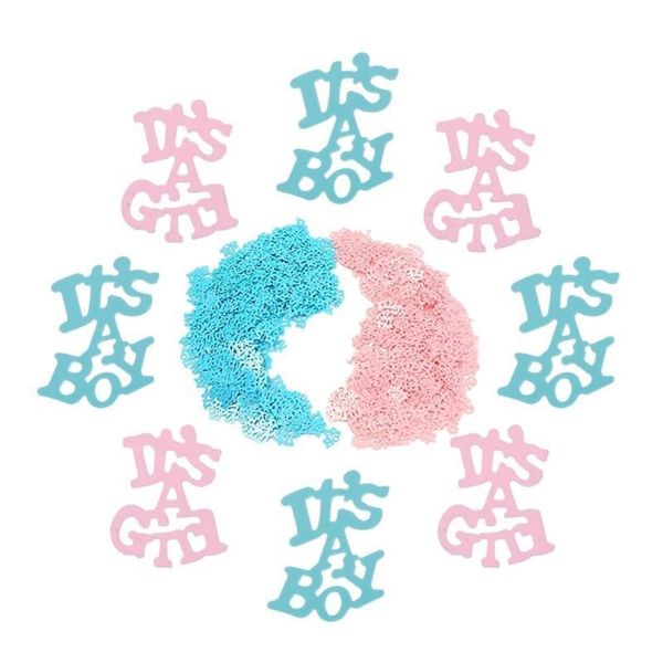 Decoração de festa 15g / bolsas é uma menina / garoto confete para gênero Revela Supplies Pink Sprinkles Baby Shower Drop Del NerdsropeBags500mg Dhmsa