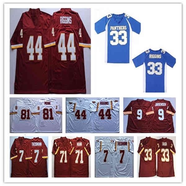 Maglia da calcio retrò da uomo Wskt John Riggins Sean Taylor Darrell Green Doug Williams Charles Mann Sonny Jurgensen Art Monk Joe Theismann Grimm