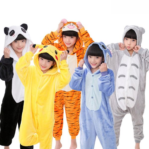 Pyjamas Anime Kigurumi Onesie Unicorn Nachtwäsche Pajama Unicornio Pajima Gesamt Kinder Jumpsuit für 4 12T 220922