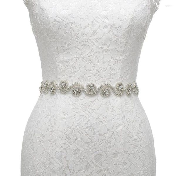 Gürtel JLZXSY Brautschärpengürtel mit Diamantkristall für Hochzeit, Abendkleider, Kleid