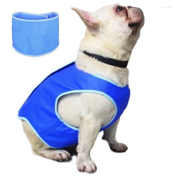Hundebekleidung Sommer-Haustierkleidung Kühlwesten für Hunde Katzen Outdoor-Sonnenschutzmantel Eiskalte Jacken Kleine bis mittlere Kleidung