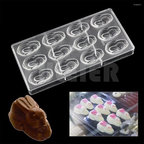 Ferramentas de cozimento Policarbonato Candy Chocolate Molde Diy Adorável bolo de açúcar confeitaria pastelaria