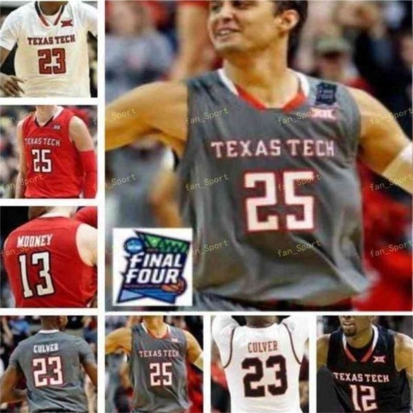 SJ NCAA Koleji TTU Texas Tech Basketbol Forması 0 Kyler Edwards 1 Francis 3 Deshawn Corprew 10 Malik Ondigo özel dikişli
