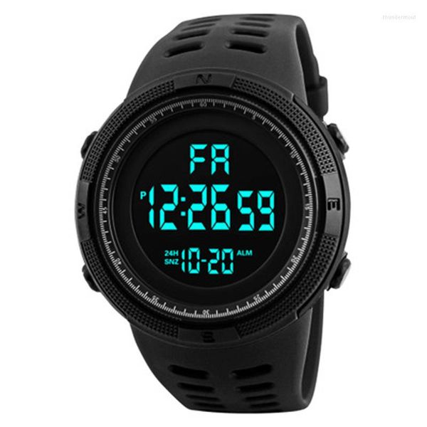 Armbanduhren Sport Elektronische Uhr Wasserdichter Kalender Wecker Multi-Zeitzone Glow-in-the-Dark Multifunktionale Herren Großhandel