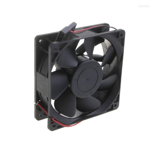 RECENDIMENTO DE COMPUTOR QFR1212GHE 12cm 120mm Fan 12v 2.7a 2 linhas 2pin conector de fio de alta velocidade Chassi de chassi de resfriamento