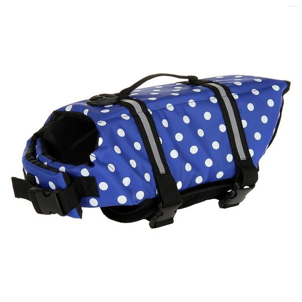 Giacca di salvataggio dell'abbigliamento per cani Funny Style Cute Floation regolabile ad alta galleggiabilit￠ e maniglia di salvataggio durevole per piccoli cani di grossa taglia