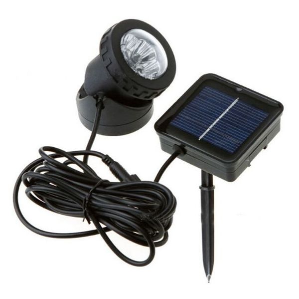 6 LED-Solar-Gartenleuchten für den Außenbereich, Rasen, Landschaft, Pool, Teich, Hof, angetriebener Scheinwerfer, wasserdichte Solarlampe