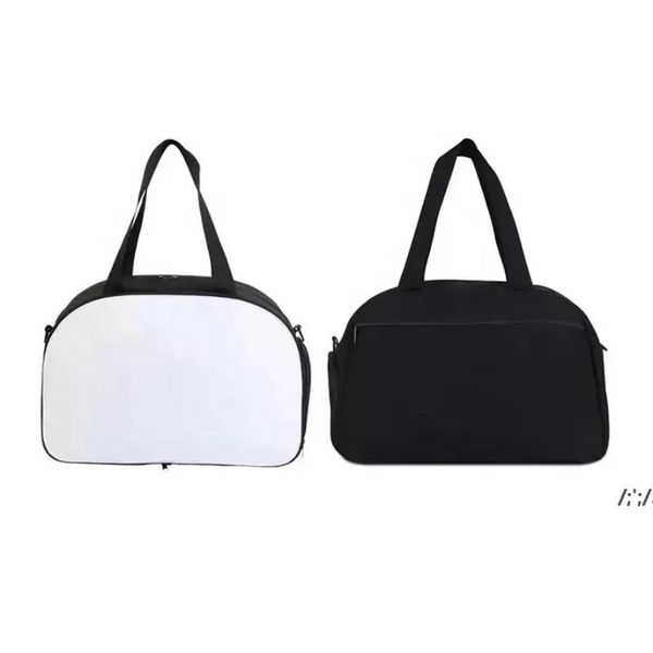 Bolsas de ombro de sublimação em branco em branco Diy Bolsa de ioga Handela única Viagem Bag de armazenamento enorme saco de dufffle fy3887 wly935