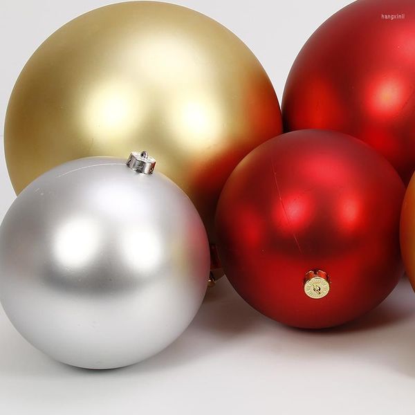 Decorazione per feste Palle di Natale da 20 cm Ornamenti di grandi dimensioni Decorazioni per la casa Anno Giocattoli Albero