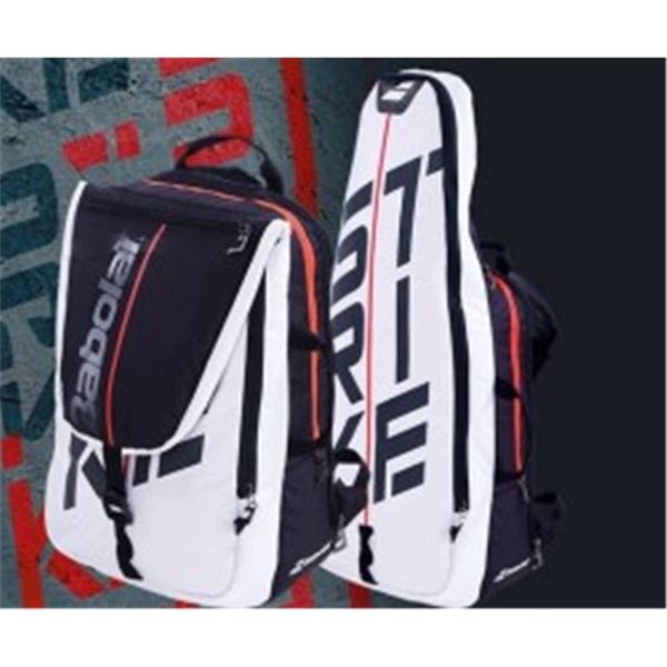 Borse da tennis Brand Bag Backpack Sports Training Large with Shoes Pocket Bulk Storage Racket impermeabile 220922