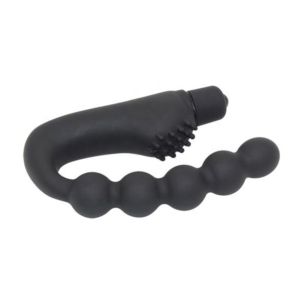 Erotic Electronic Prostate Massager Silicone Butt Plugs Anal Beads Massage Vibrator Sex Toys for Men2023 hot_voghion.com