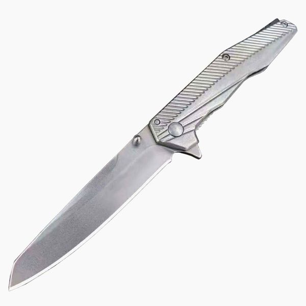 Promozione KS1368 Coltello pieghevole Flipper assistito 8Cr13Mov Stone Wash Lama Manico in acciaio inossidabile Coltelli tascabili EDC per esterni con scatola al minuto