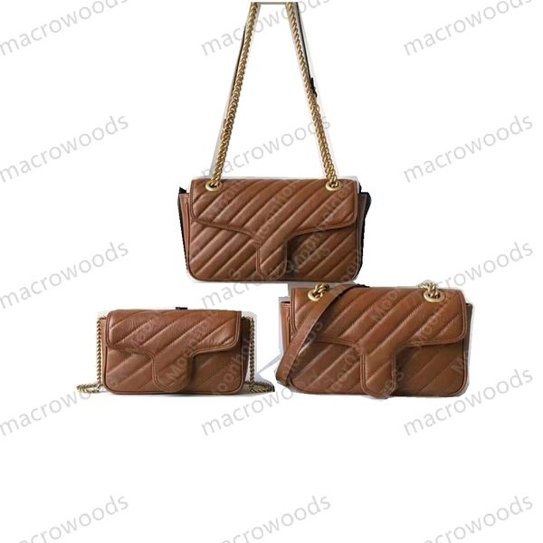 2022 Designer Luxury Classic Marmont Borsa a tracolla Borsa in pelle Borsa a tracolla a catena Mini Borsa per fotocamera moda donna Borsa con patta Modello a cuore Nuovi modelli in autunno inverno